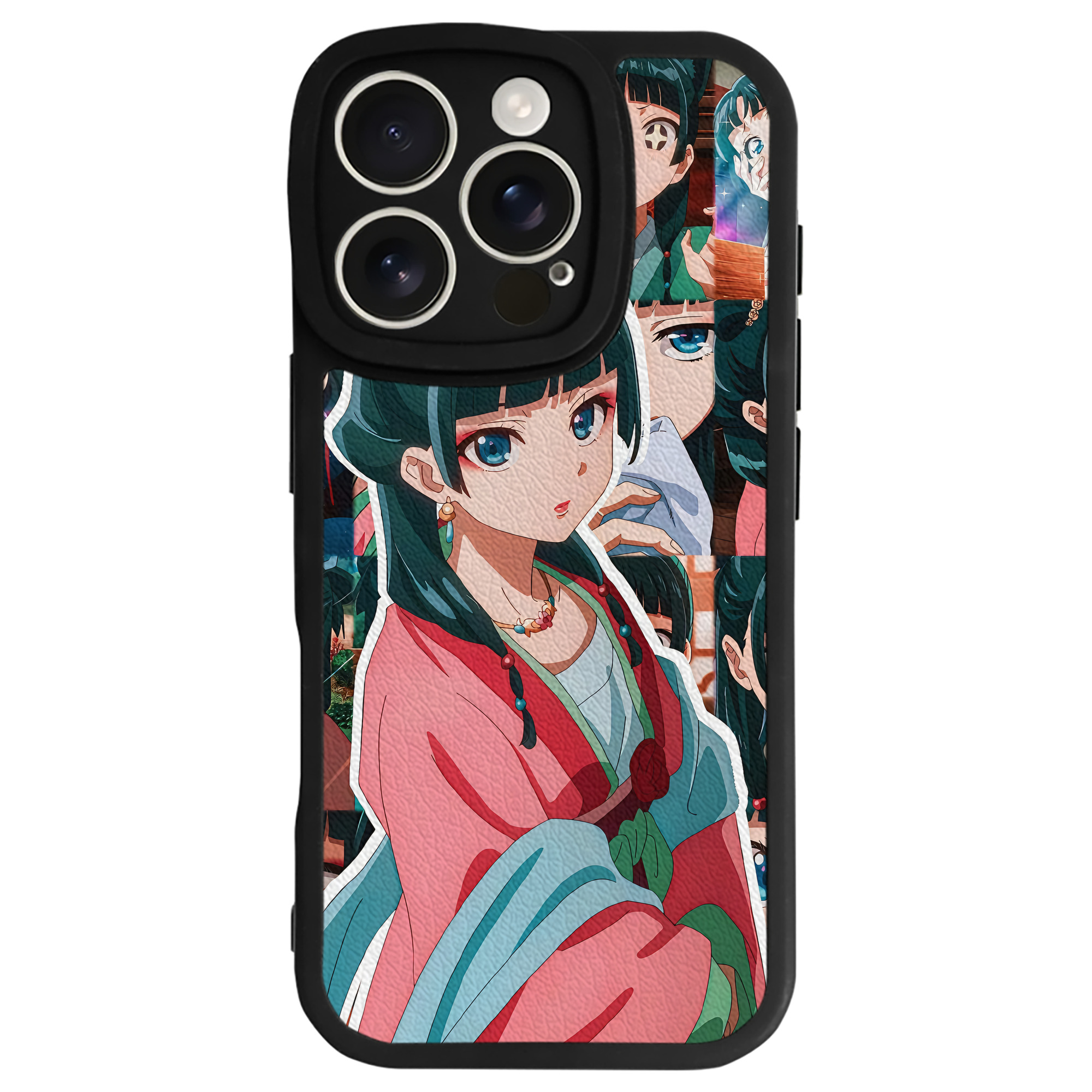 （画像用） 薬屋のひとりごと The Apothecary Diaries 【iPhone 16シリーズ対応】シリコンスマホケース（レザー調） 材質：シリコン